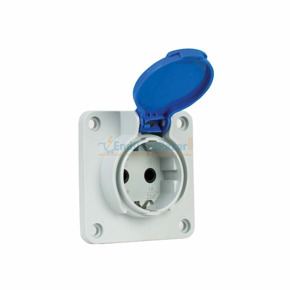 1*16A Makine Prizi Yaylı (Arka Giriş) 40402605 METE ENERJİ