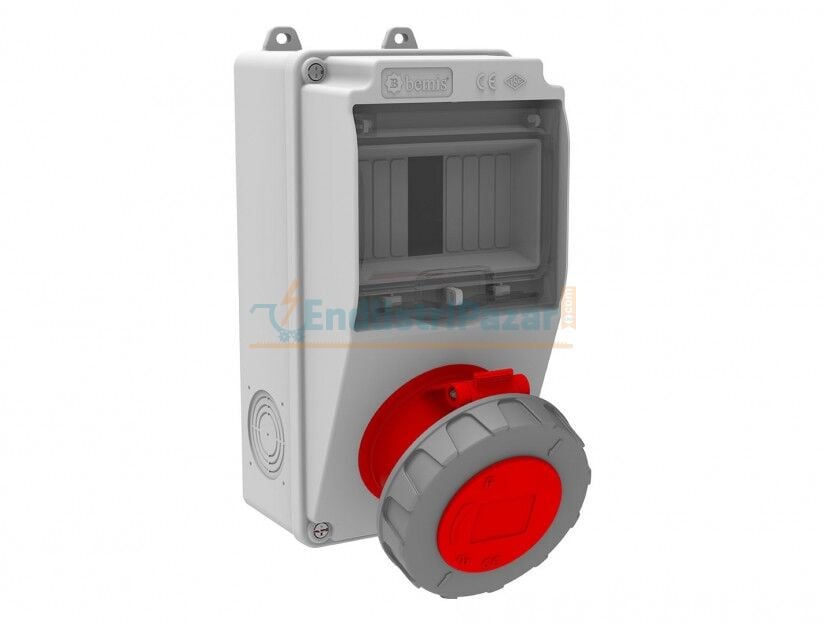 Ön 4*32A 380V 1 Adet Prizli Kombinasyon Halogen Free IP66 BH1-6124-0000 BEMİS