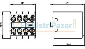 Yardımcı Kontak 3RH2911-1HA22 SİEMENS