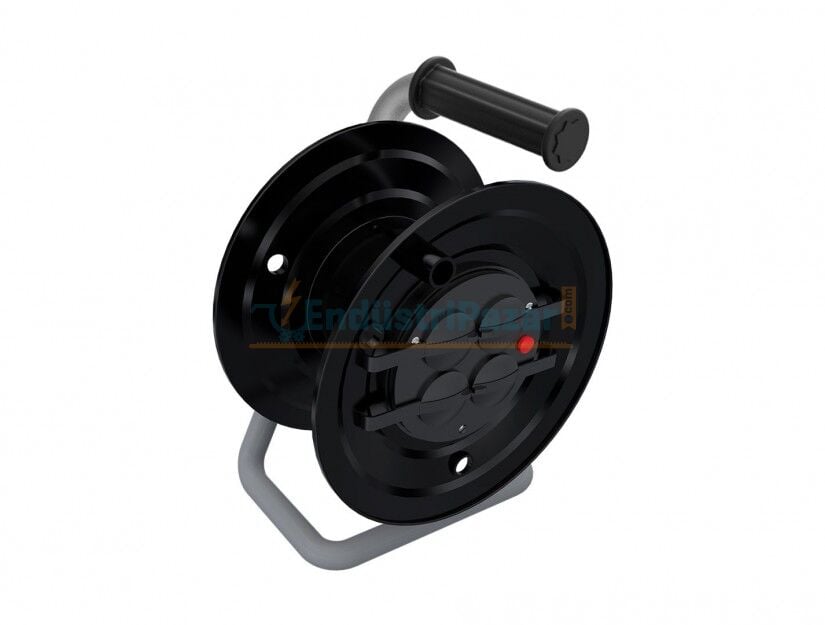 1*16A 4 Prizli Plastik Makara (3*1,5mm2 TTR 25mt Kapasiteli) Termal Sigortalı BM8-2104-0000 IP44 BEMİS