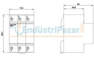 Silindirik Sigorta Yuvası 3NW7333 SİEMENS