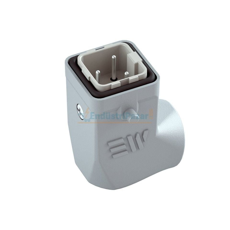3*10A Eğik Fiş (Yandan Kablo Girişli) IP65 403251 METE ENERJİ