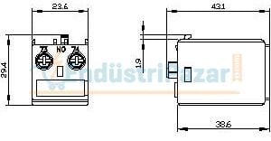 Yardımcı Kontak 3RH2911-1AA10 SİEMENS