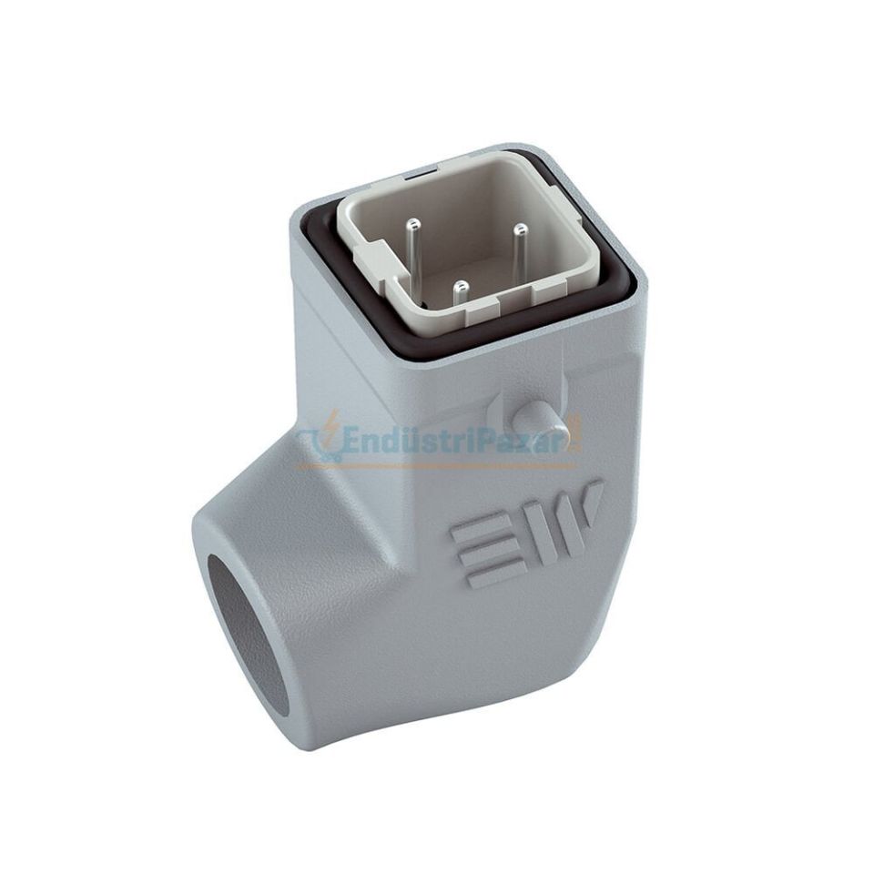 3*10A Eğik Fiş (Arkadan Kablo Girişli) IP65 403259 METE ENERJİ
