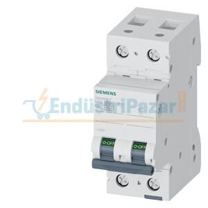 1 Faz + Nötr Kesmeli 20A C Tipi 6kA Otomatik Sigorta 5SL6520-7 SİEMENS