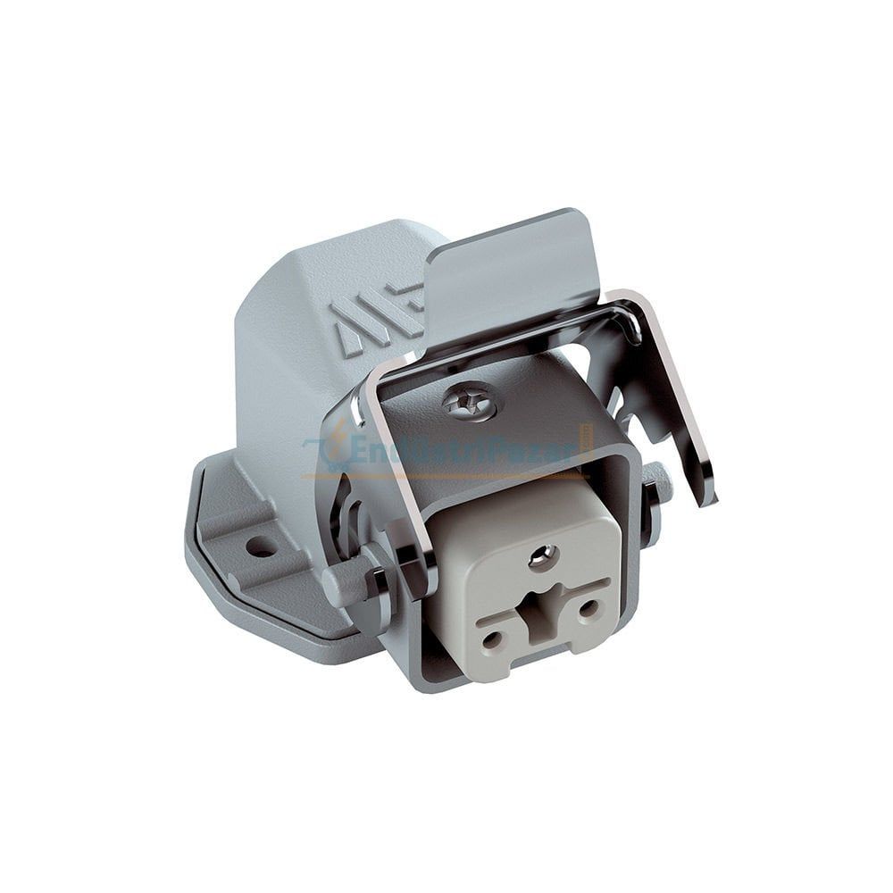 3*10A Eğik Makine Prizi (Arkadan Kablo Girişli) IP65 403257S METE ENERJİ