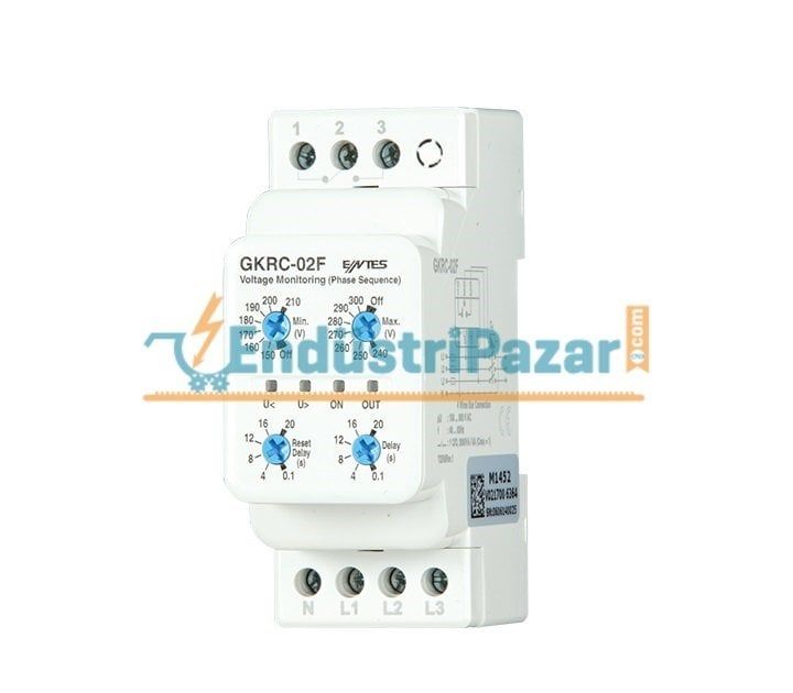 GKRC-02F GERİLİM KORUMA RÖLESİ ENTES