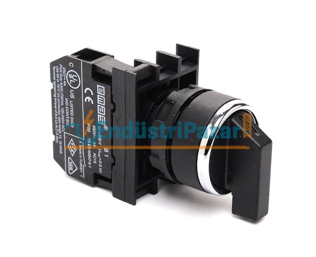 1-0-2 YAYLI 2NA MANDAL BUTON 22mm IP50 B101S31 EMAS