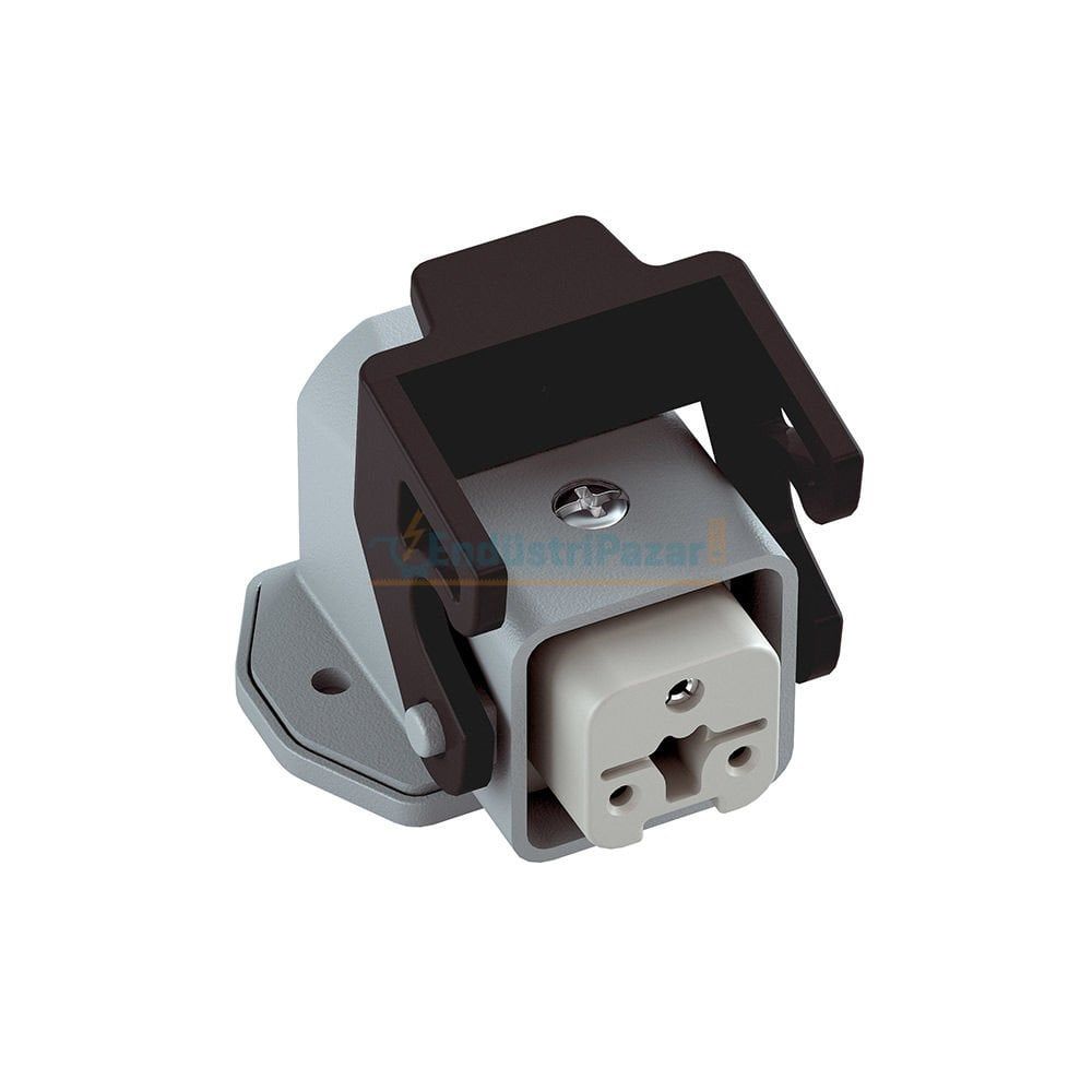 3*10A Eğik Makine Prizi (Yandan Kablo Girişli) IP65 403264 METE ENERJİ