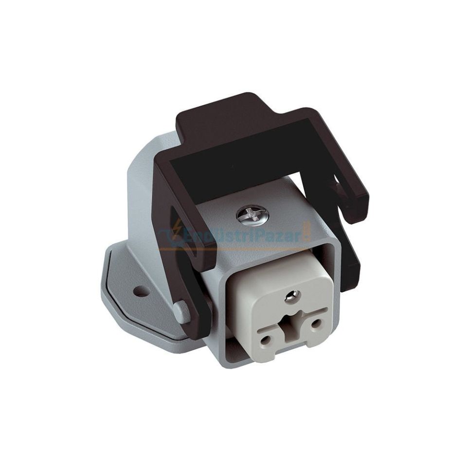 3*10A Eğik Makine Prizi (Yandan Kablo Girişli) IP65 403264 METE ENERJİ
