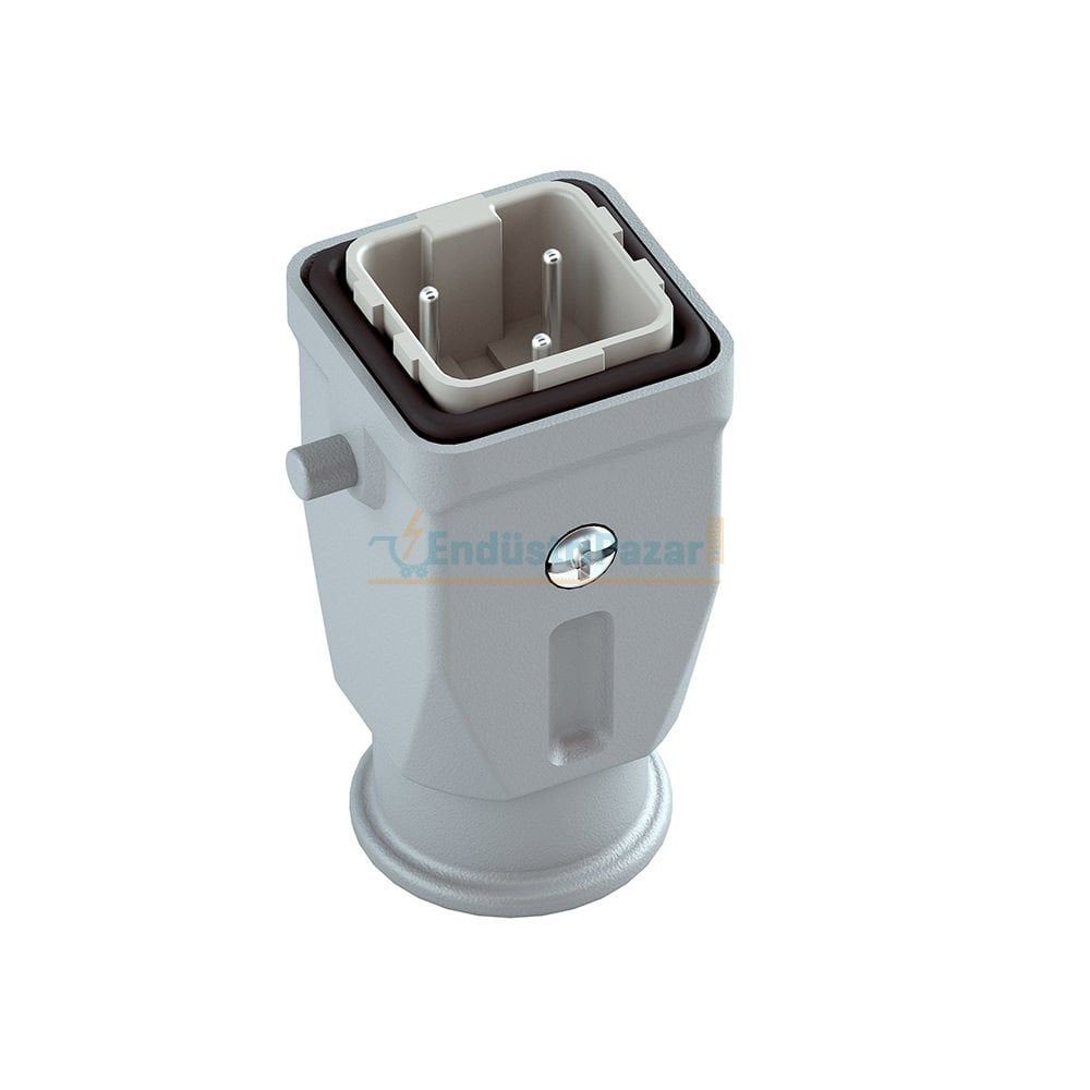 3*10A Fiş (Arkadan Kablo Girişli) IP65 403265 METE ENERJİ