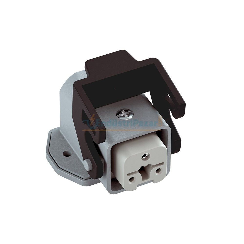 3*10A Eğik Makine Prizi (Arkadan Kablo Girişli) IP65 403268 METE ENERJİ