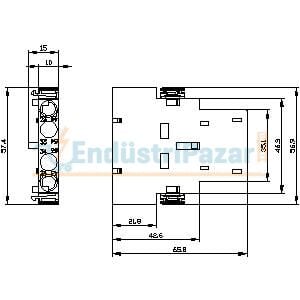 Kontak Blok 3RH2911-1DA20 SİEMENS