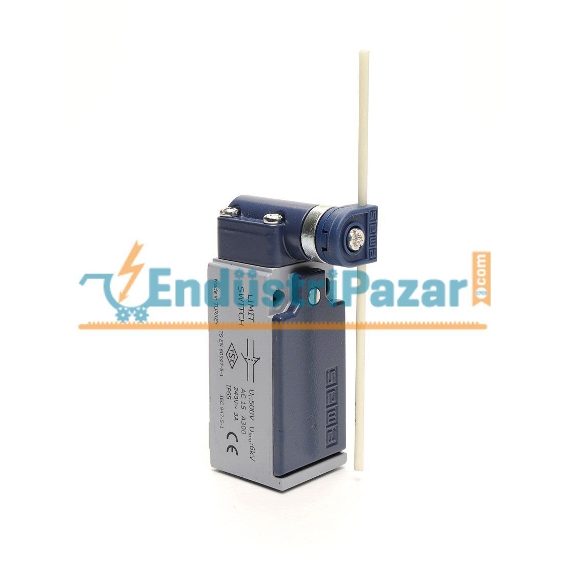 L51K13REF121 AÇISAL HAREKETLİ 130MM AYARLANABİLİR ÇUBUK SINIR ŞALTERİ EMAS