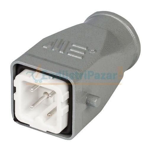 4*10A Fiş (Arkadan Kablo Girişli) IP65 403270 METE ENERJİ