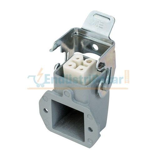 4*10A Eğik Makine Prizi (Arkadan Kablo Girişli) IP65 403274S METE ENERJİ