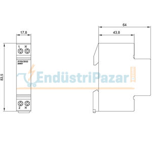 Silindirik Sigorta Yuvası 3NW7053 SİEMENS