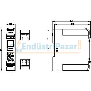 Ayarlanabilir Kontrol Rölesi 3UG5616-1CR20 SİEMENS