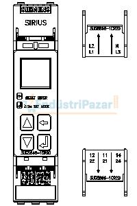 Ayarlanabilir Kontrol Rölesi 3UG5616-1CR20 SİEMENS