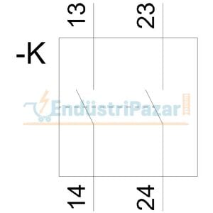 2 NO Yardımcı Kontak 5ST3011 SİEMENS