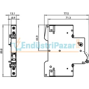 2 NO Yardımcı Kontak 5ST3011 SİEMENS
