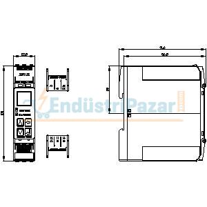 Kaçak Akım İzleme Kombinasyonu Açtırma Rölesi 3UG5625-1CW30 SİEMENS
