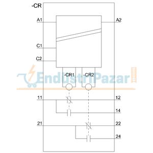 Kaçak Akım İzleme Kombinasyonu Açtırma Rölesi 3UG5625-1CW30 SİEMENS