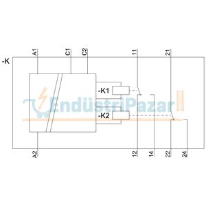 Kaçak Akım İzleme Kombinasyonu Açtırma Rölesi 3UG5625-1CW30 SİEMENS