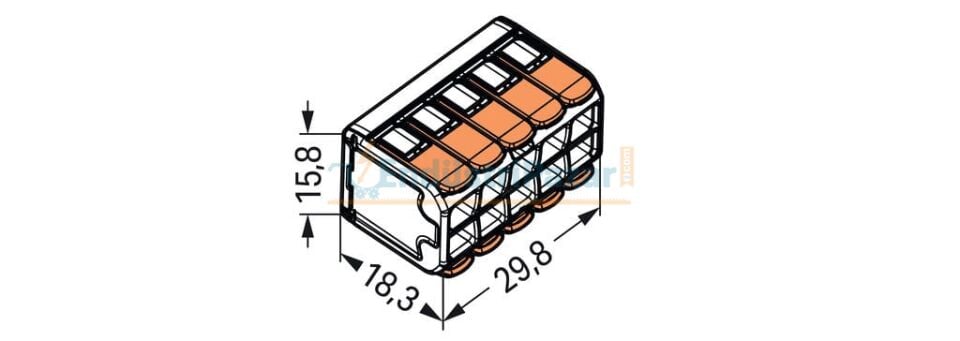 Birleştirme Konnektörü 221-420 WAGO