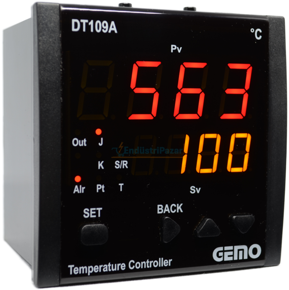 DT109AX-24V-S ''Auto-tune PID'' Sıcaklık Kontrol Cihazı GEMO