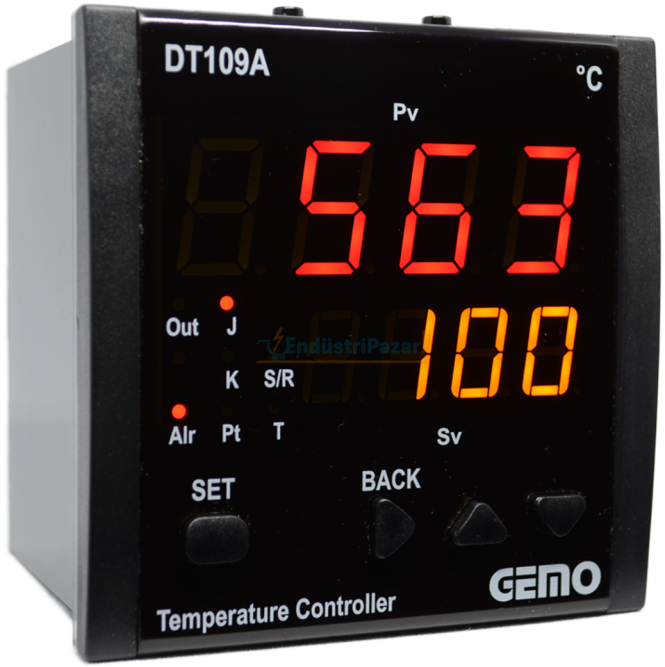 DT109AX-24V-R ''Auto-tune PID'' Sıcaklık Kontrol Cihazı GEMO