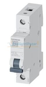 1 Faz 20A B Tipi 4.5kA Otomatik Sigorta 5SL3120-6YA SİEMENS