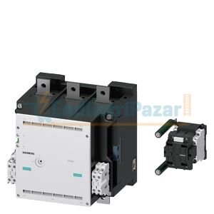 630 Amper, 335 KW, 230VAC/DC, 3 Kutuplu Sirius Kontaktör 3TF6833-1QL7 SİEMENS