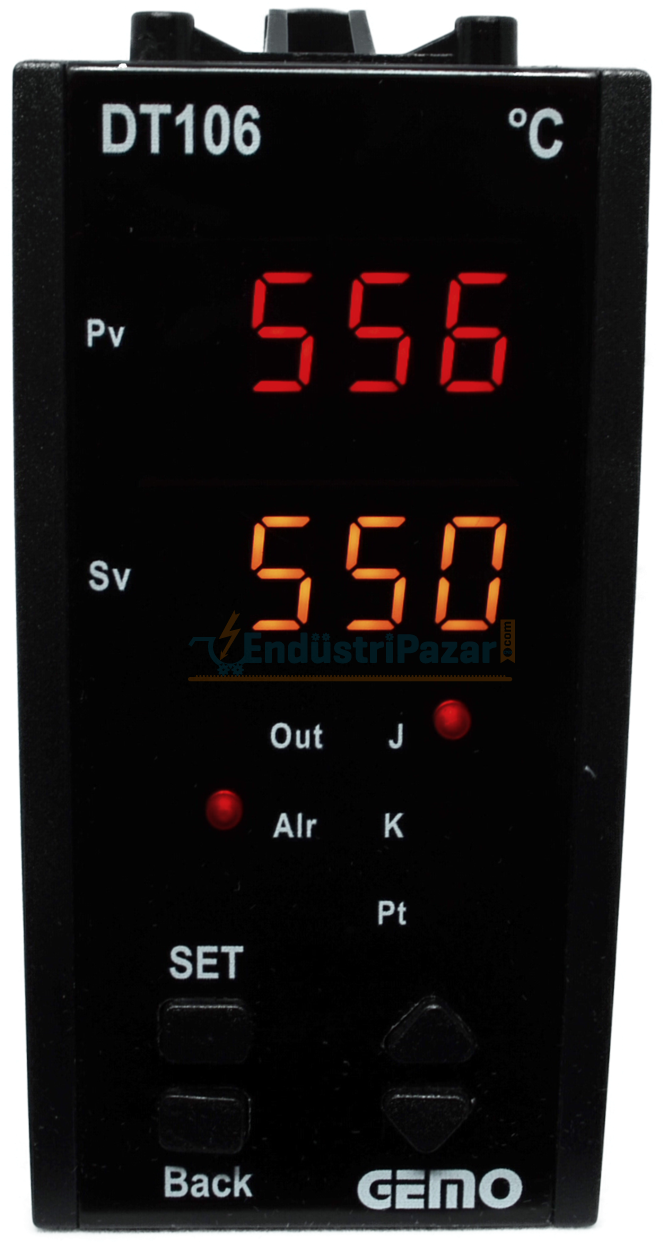 DT106AX-230VAC-R ''Auto-tune PID'' Sıcaklık Kontrol Cihazı GEMO