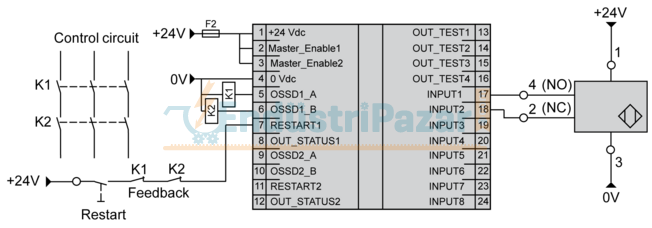 İndüktif Sensör XS8C2A1PCM12