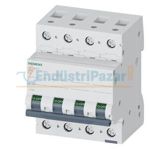 3 Faz + Nötr Kesmeli 25A C Tipi 10kA Otomatik Sigorta 5SL4625-7 SİEMENS