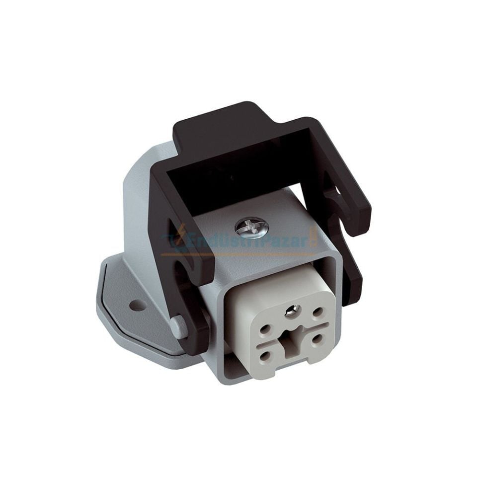 5*10A Eğik Makine Prizi (Yandan Kablo Girişli) IP65 403077 METE ENERJİ