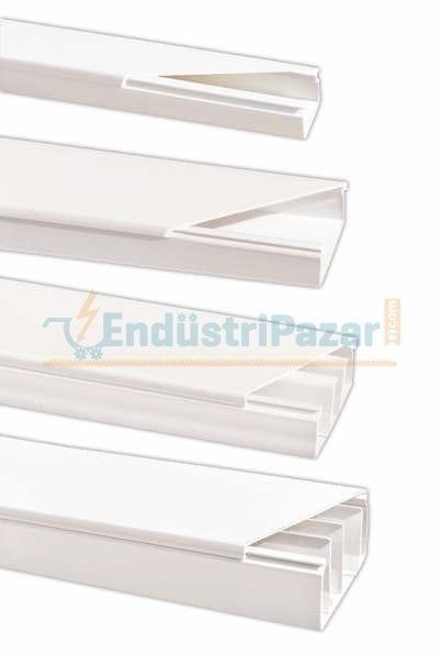 25*25mm KAPALI TİP KABLO KANALI 100-07 ÇEBİ