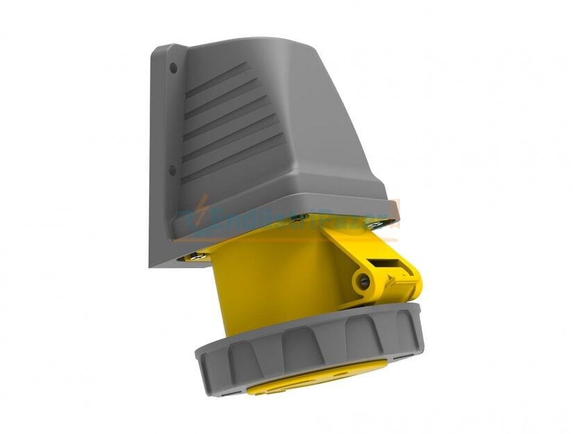3*32A 110V 90° Eğik Duvar Priz IP67 BC1-3303-7535 BEMİS