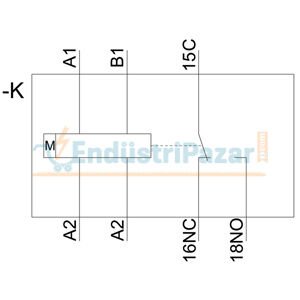 Multi Fonksiyon Zaman Rölelesi, LED’ li, 0,05sn...100s, 12...240VAC/DC 3RP2505-1AW30 SİEMENS
