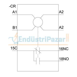 Multi Fonksiyon Zaman Rölelesi, LED’ li, 0,05sn...100s, 12...240VAC/DC 3RP2505-1AW30 SİEMENS