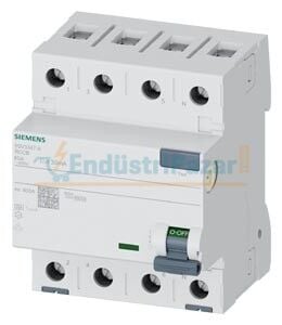 4 Kutup 80A 30mA Kaçak Akım Koruma Rölesi 5SV3347-6 SİEMENS