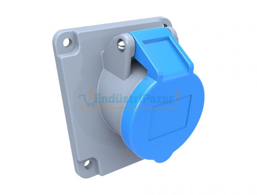3*32A 220V 45° Eğik Makine Priz IP44 BC1-3403-2420 BEMİS