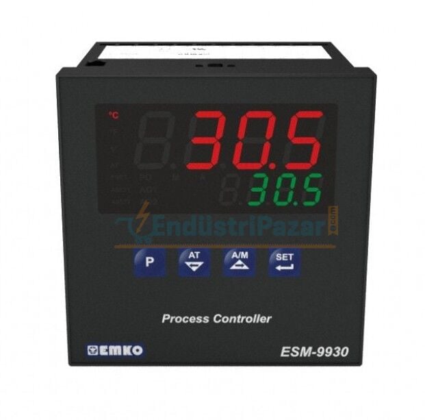 ESM-9930.1.20.0.1/01.02/0.0.0.0 Üniversal Girişli PID Proses Kontrol Cihazı 100-240Vac EMKO