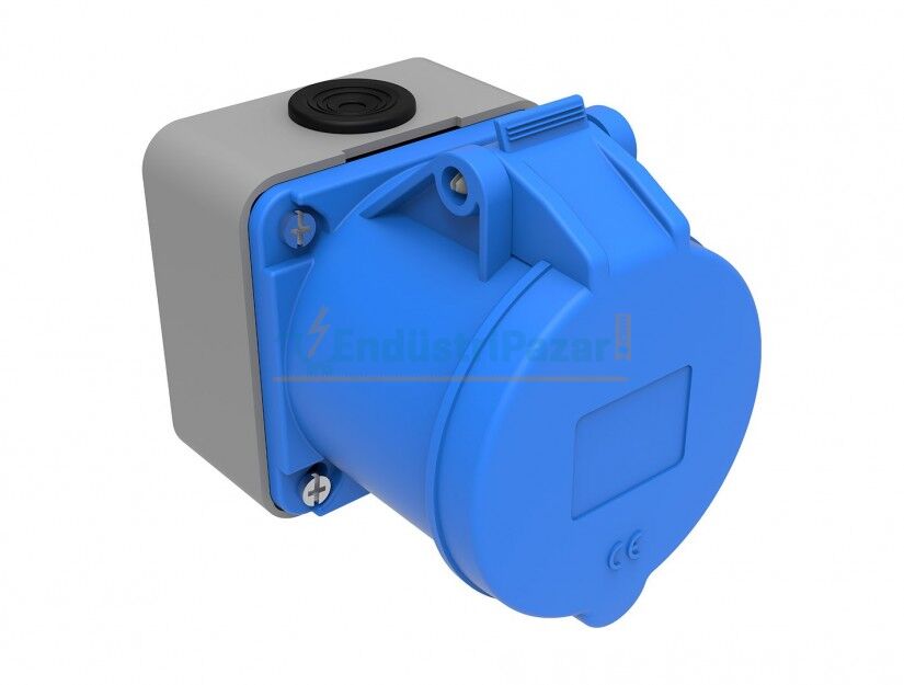3*32A 220V Duvar Priz IP44 BC1-3403-2510 BEMİS