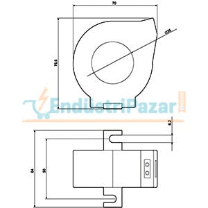 35mm Akım Trafosu 3UL2302-1A SİEMENS