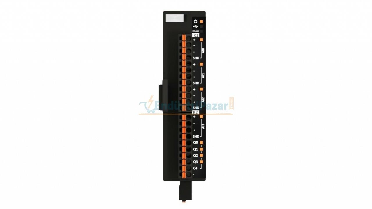 IPERTU 4 Analog Girişli (0/2...10Vdc, 0/4...20mA) & 4 Röle Çıkışlı PID Genişleme Modülü IPERTU-SMR1P1-00-20-21-00_1 EMKO