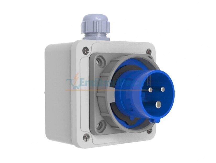 3*32A 220V Duvar Fiş IP67 BC1-3403-7210 BEMİS