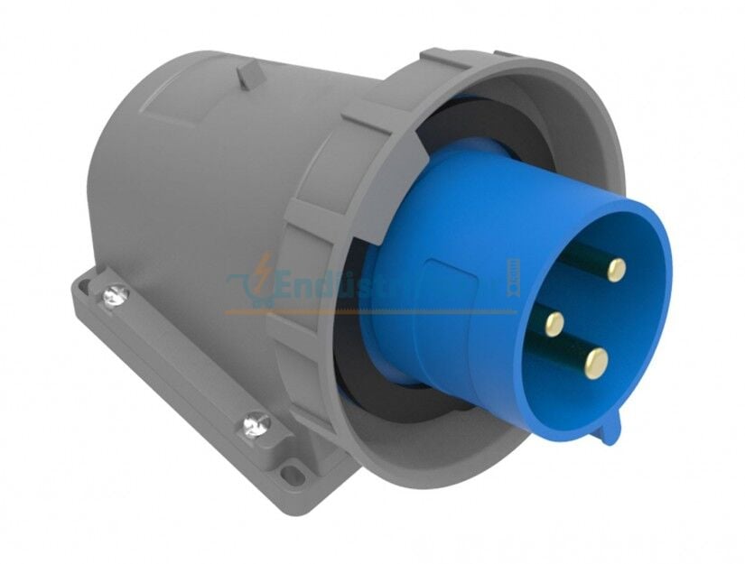 3*32A 220V 90° Eğik Duvar Fiş IP67 BC1-3403-7236 BEMİS