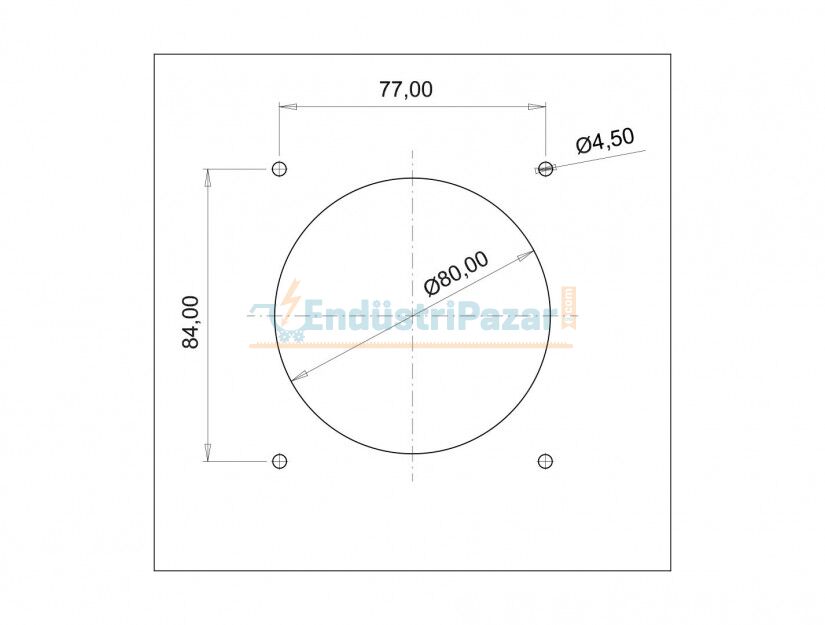 3*32A 220V 45° Eğik Makine Priz IP67 BC1-3403-7420 BEMİS